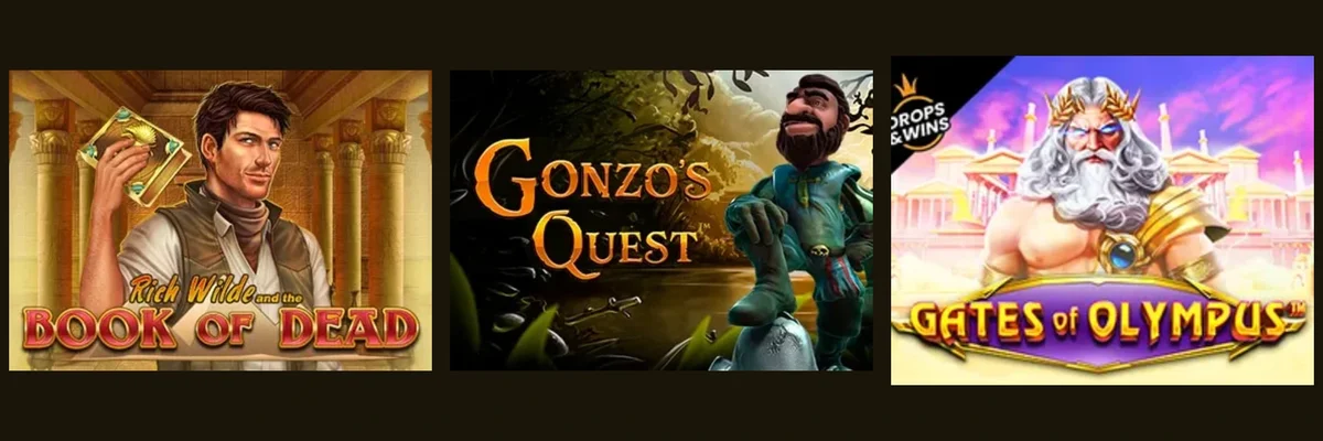 Демо-слоты казино Эльдорадо — Book of Dead, Gonzo's Quest, Gates of Olympus